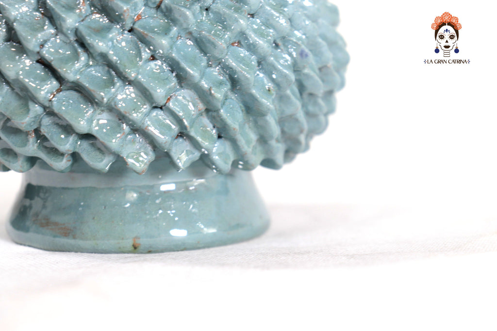 Small Pineapple Turquoise of Ladrillo - 8.5 in. Juan Gtz