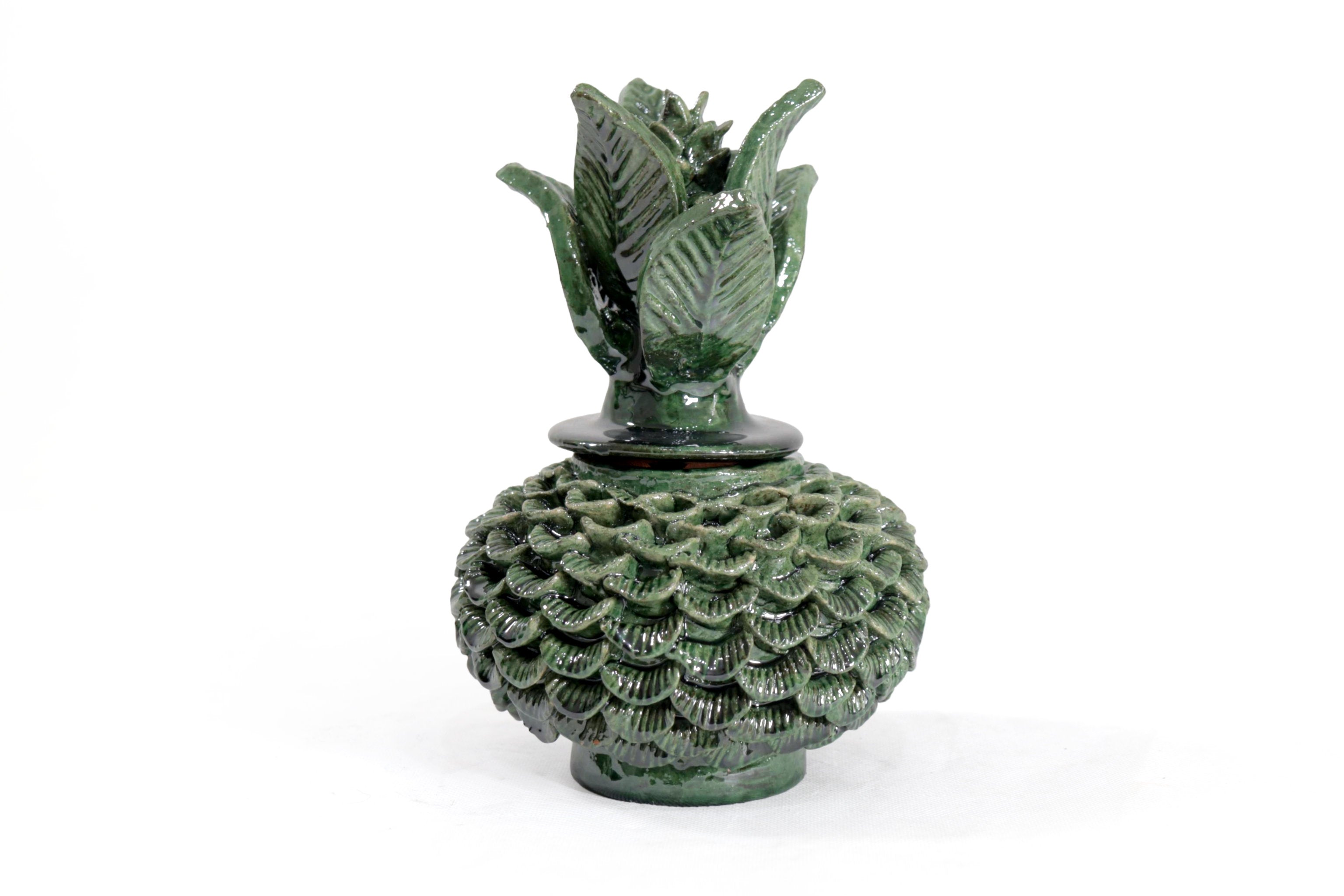 Small Green Pineapple with Petals - 8.5 in. - Wholesale Only Juan Gtz
