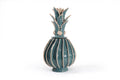 Barrel Cactus Pineapple turquoise with Beige - 19.6 in. - Made to Order 3+ Pcs. Juan Gtz
