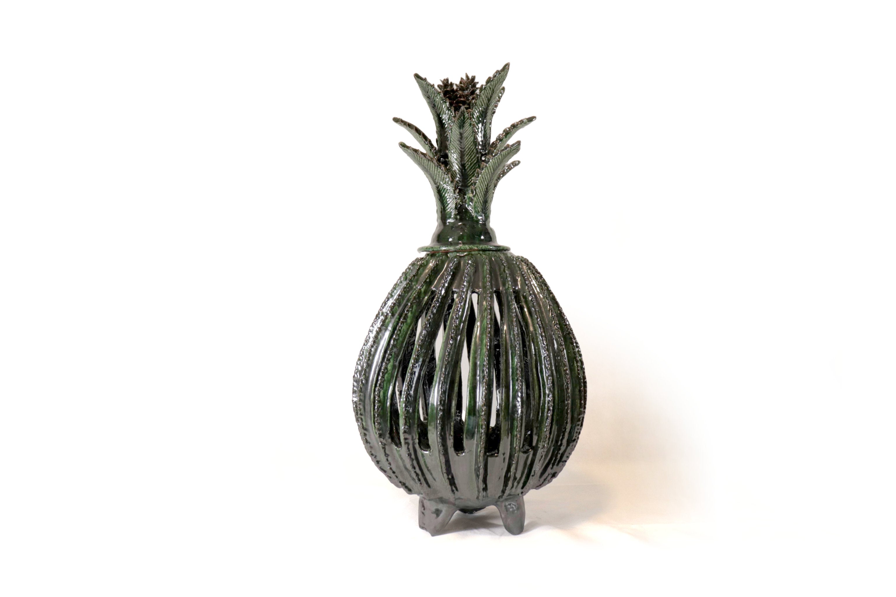 Lamp Michoacán Clay Pineapple - 26 in. - Made to Order Juan Gtz