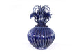 Michoacán Clay Pineapple - Fine Piece with Cross Lid - 23 in. - Blue Juan Gtz