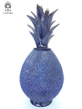 Michoacán Clay Pineapple - 26 in. - Dotted blue Juan Gtz