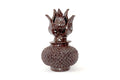Brown Pineapple Glazed Clay - 8.6 in. Juan Gtz