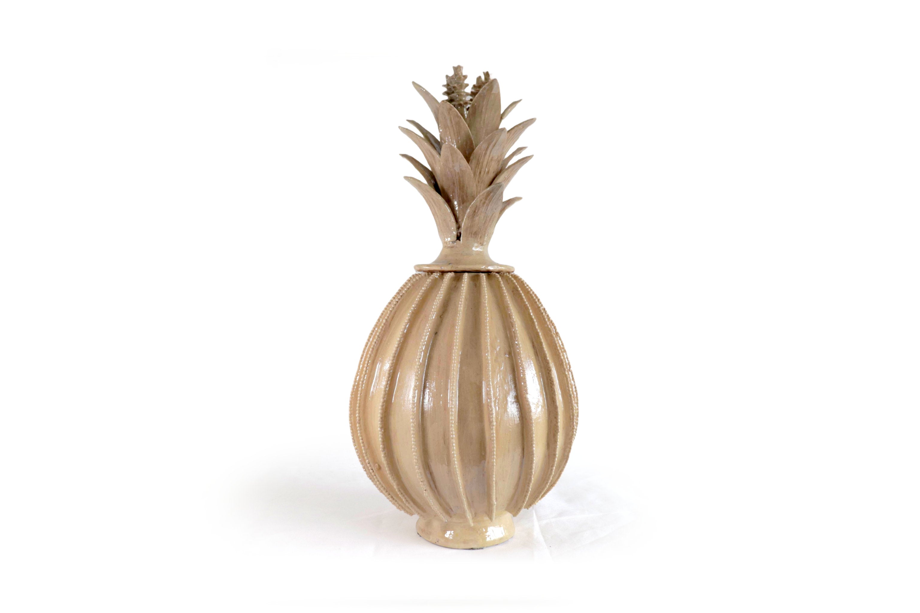 Barrel Cactus Beige Pineapple - 28 in. - Made to Order Chema SJG