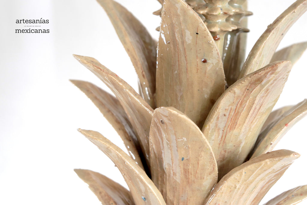 Barrel Cactus Beige Pineapple - 28 in. - Made to Order Chema SJG