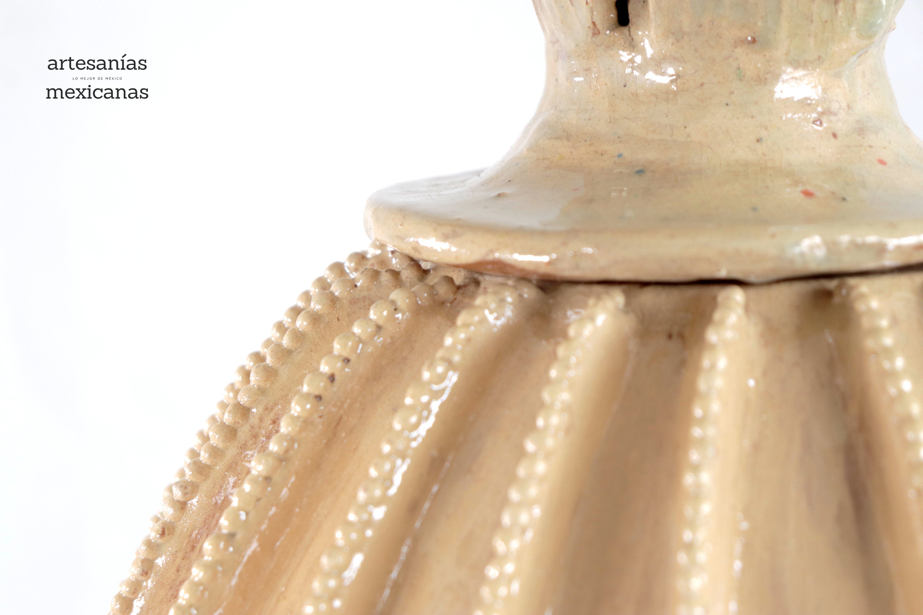 Barrel Cactus Beige Pineapple - 28 in. - Made to Order Chema SJG