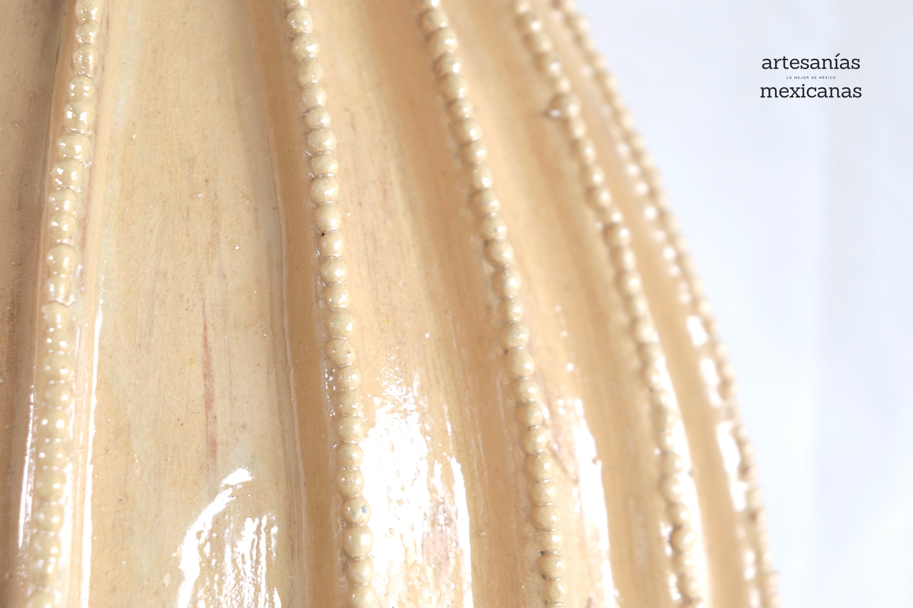 Barrel Cactus Beige Pineapple - 28 in. - Made to Order Chema SJG
