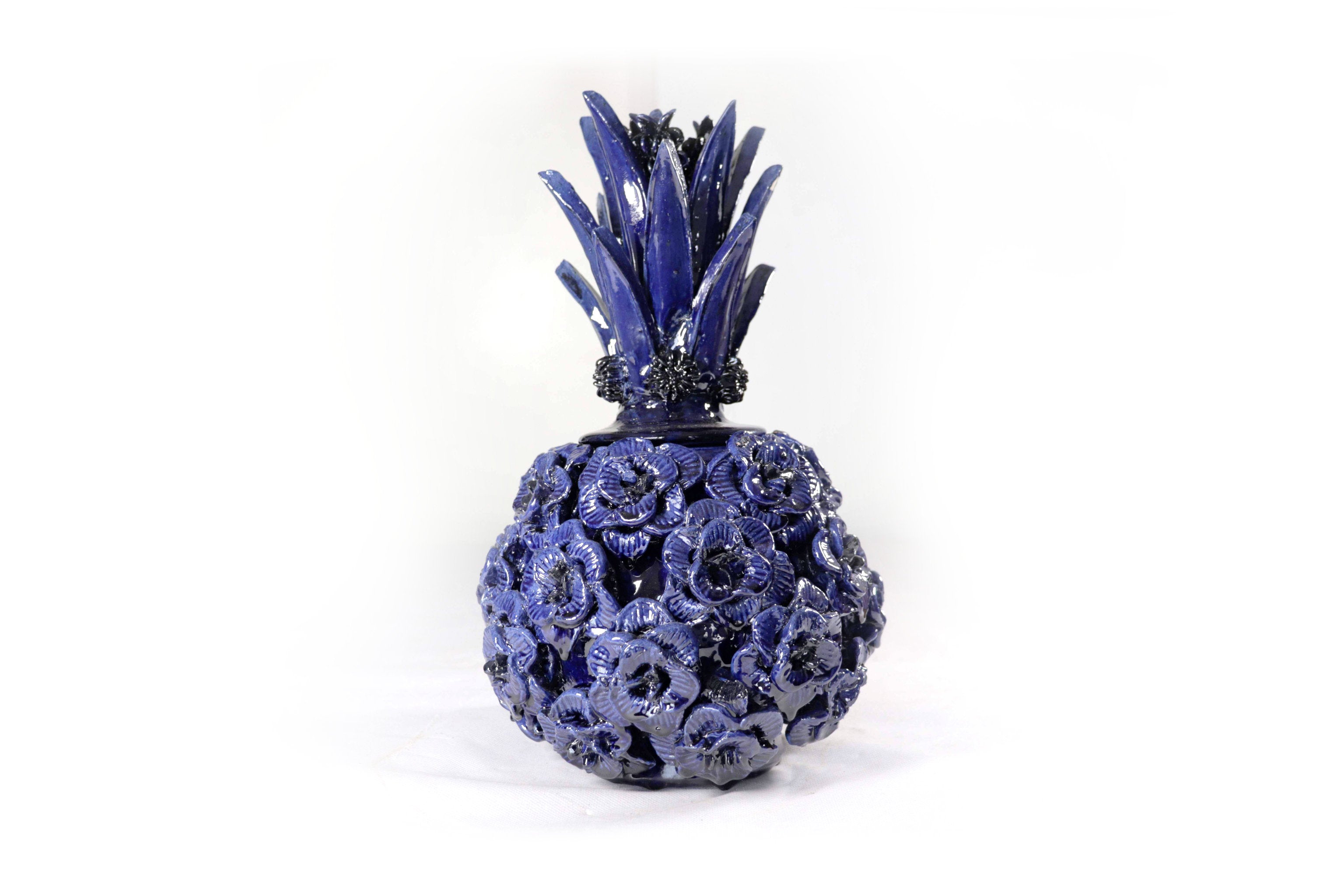 Blue Pineapple of Roses - 11.4 in. Celia SJG