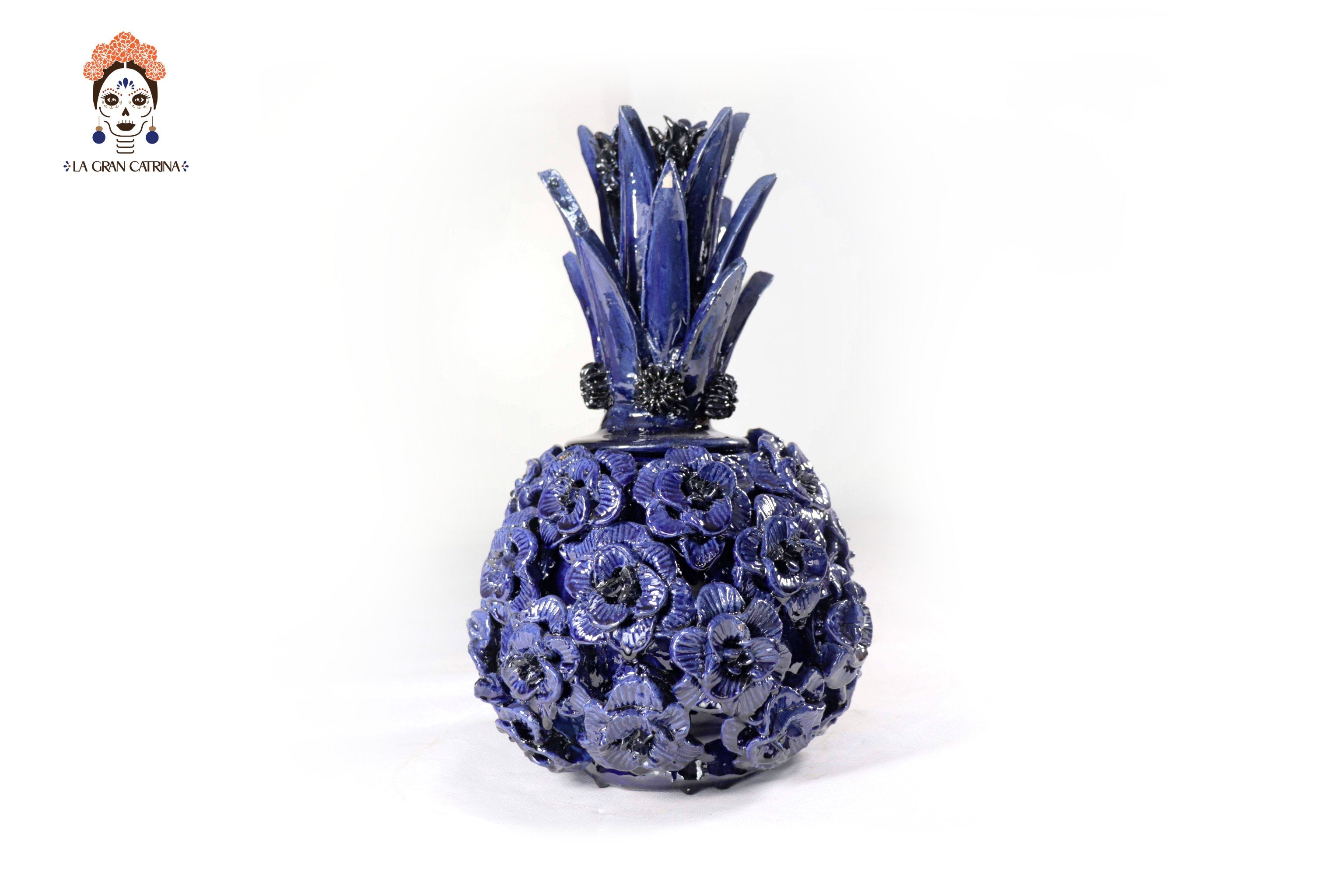 Blue Pineapple of Roses - 11.4 in. Celia SJG
