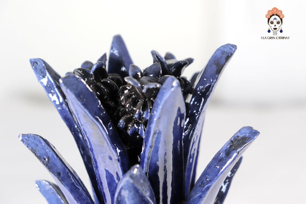 Blue Pineapple of Roses - 11.4 in. Celia SJG