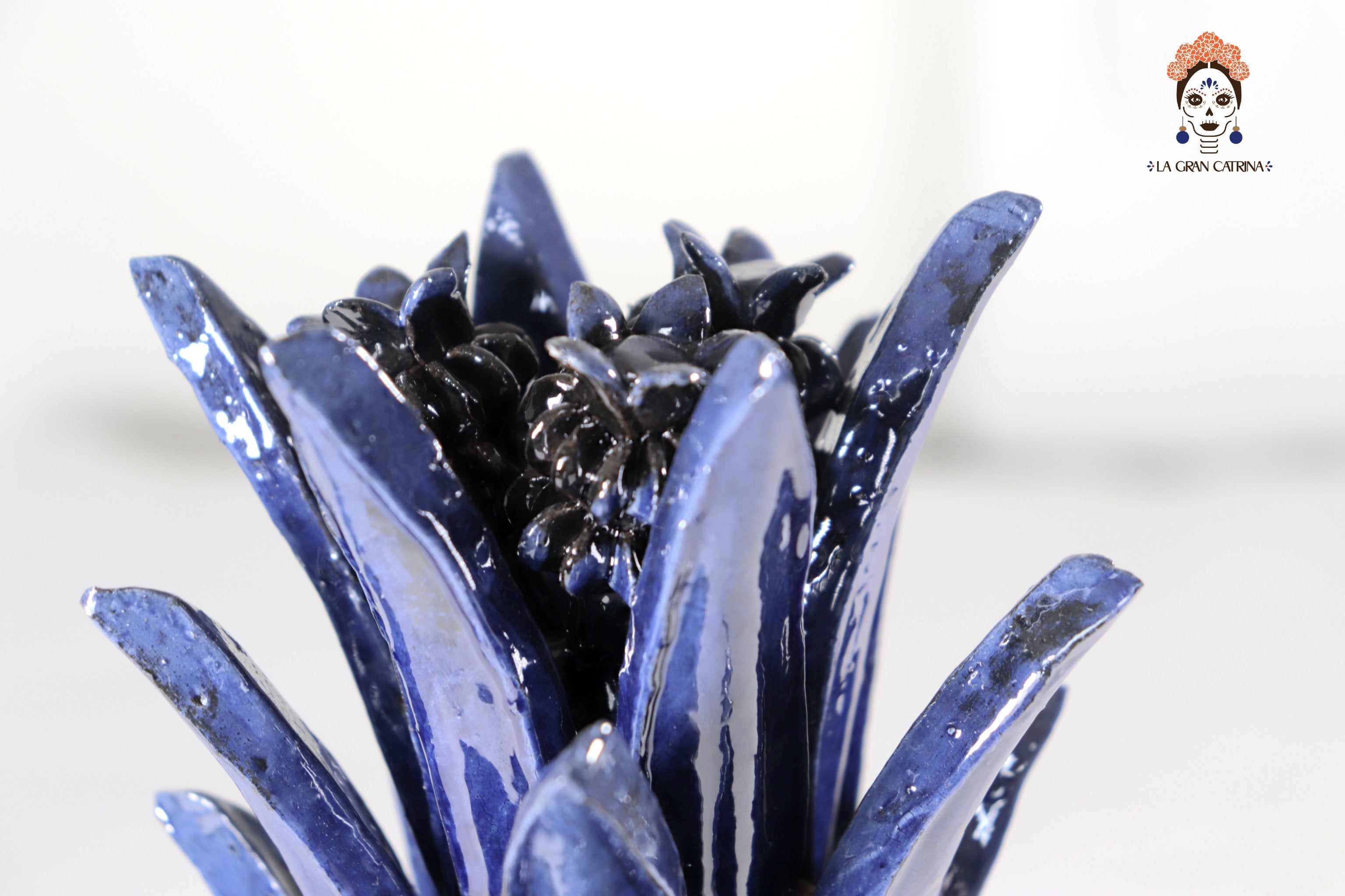 Blue Pineapple of Roses - 11.4 in. Celia SJG