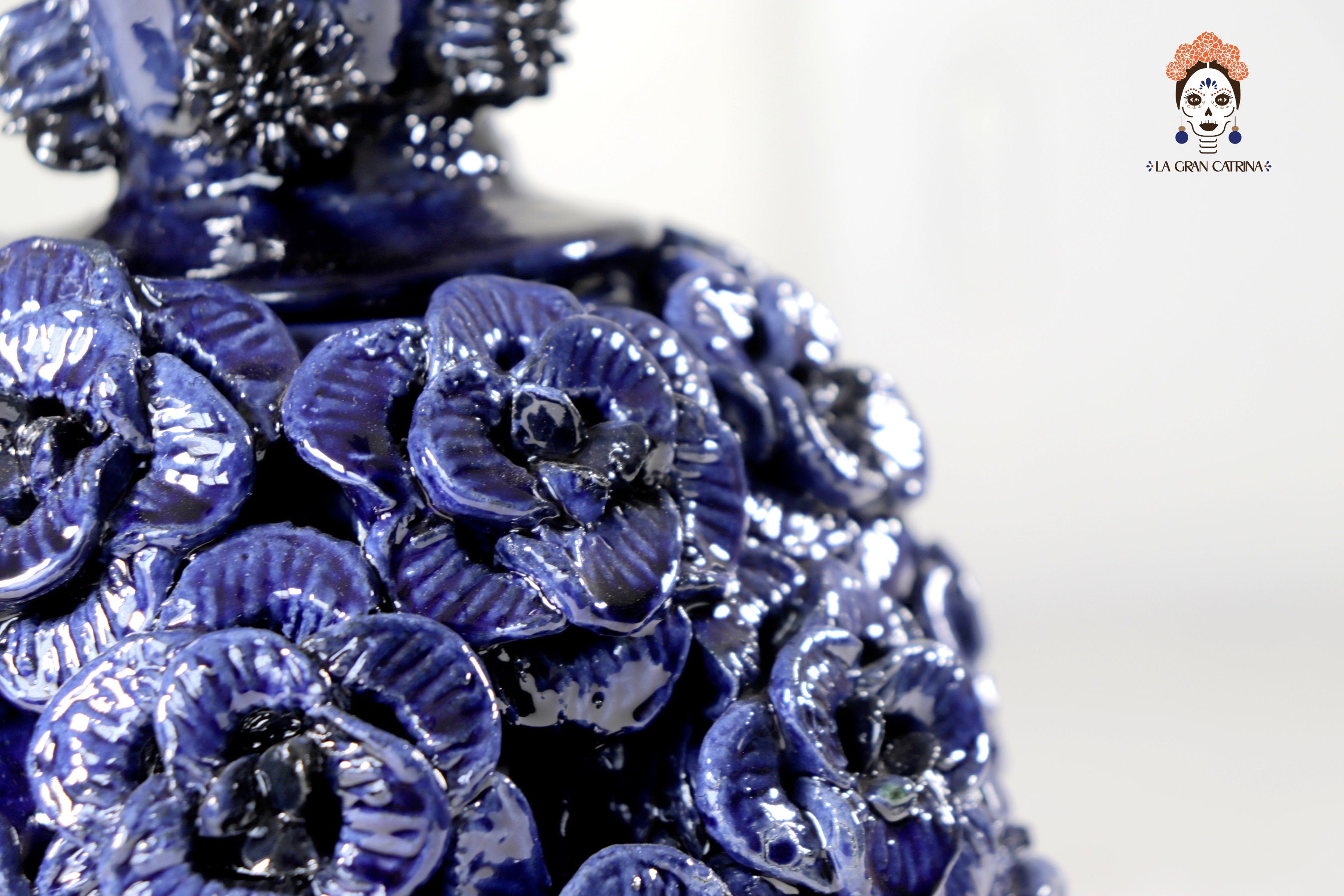Blue Pineapple of Roses - 11.4 in. Celia SJG