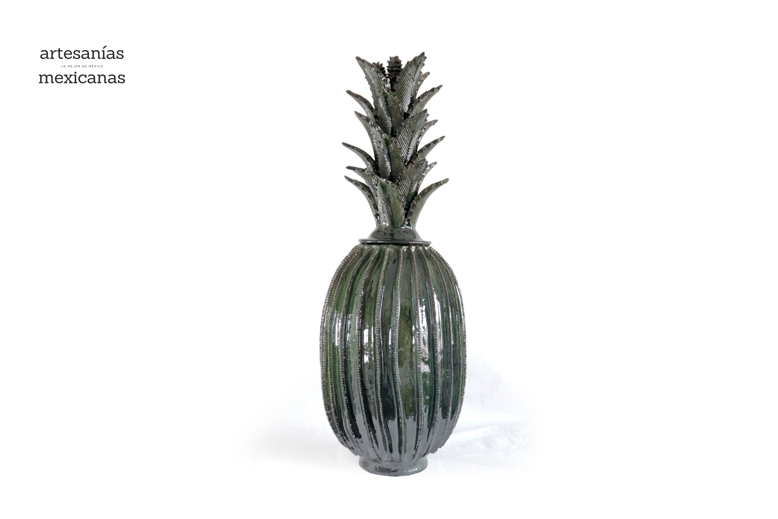 Barrel Cactus Pineapple glazed clay - 37 in. - Made to Order Juan Gtz