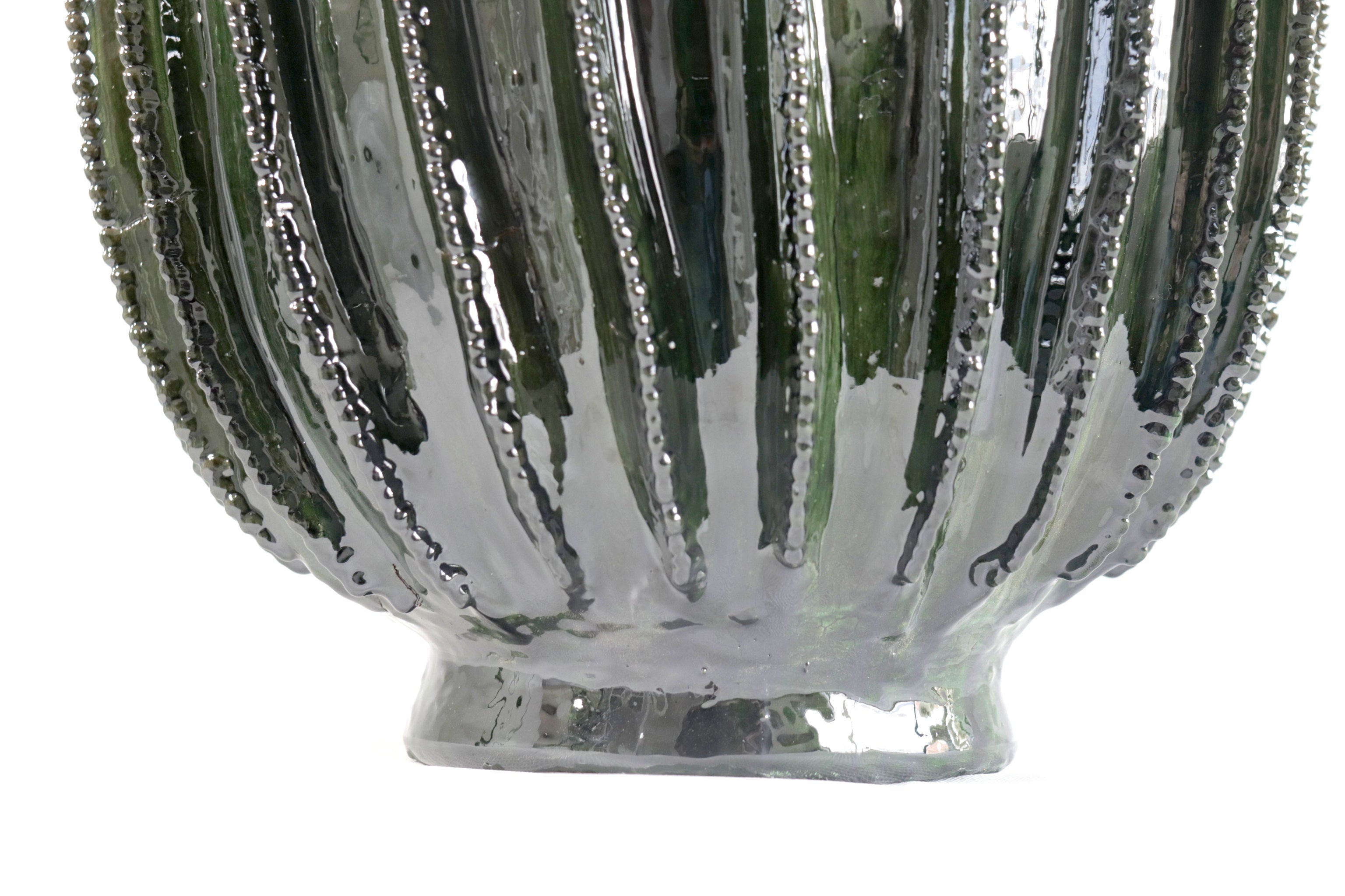 Barrel Cactus Pineapple glazed clay - 37 in. - Made to Order Juan Gtz