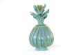 Barrel Cactus Pineapple turquoise with Olive - 18.8 in. - Made to Order Juan Gtz