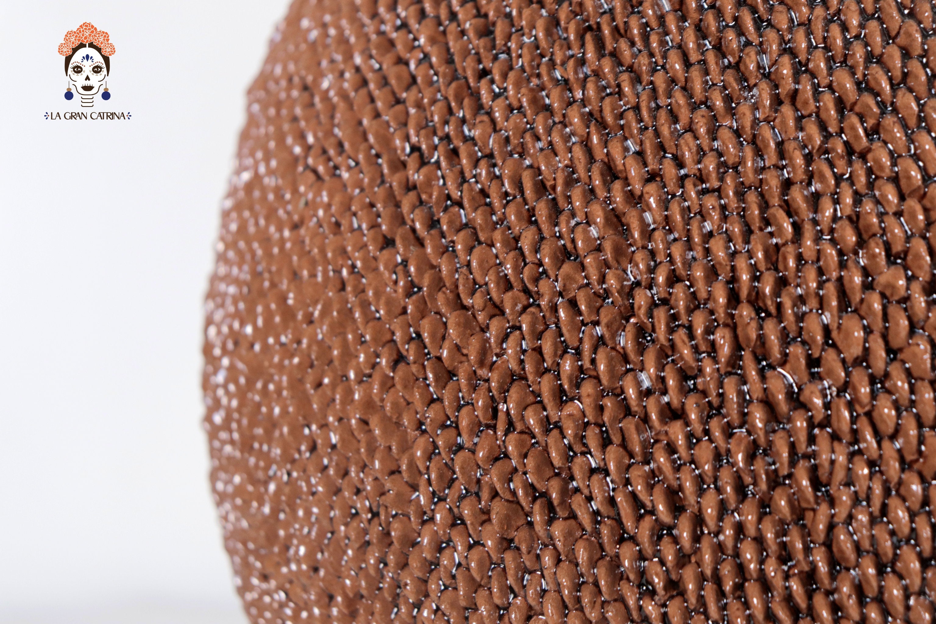 Michoacán Clay Pineapple - Brown of fine dotted - 27.5 in. - Made to Order 3+ Pcs. Celia SJG