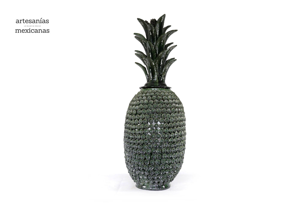 Green Pineapple with Flowers - 35 in. Juan Gtz