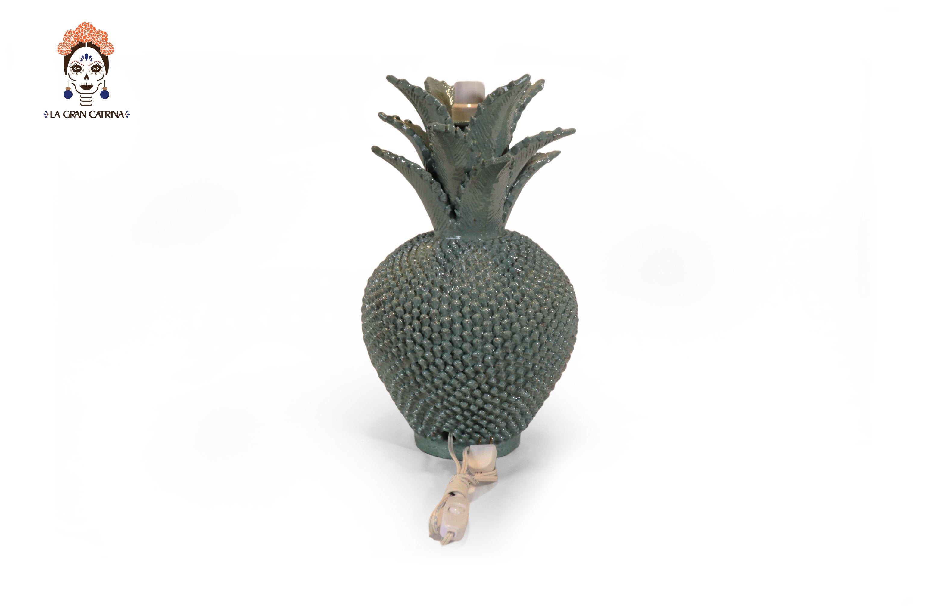 Lamp of Michoacán Clay Pineapple - 17 in. Juan Gtz