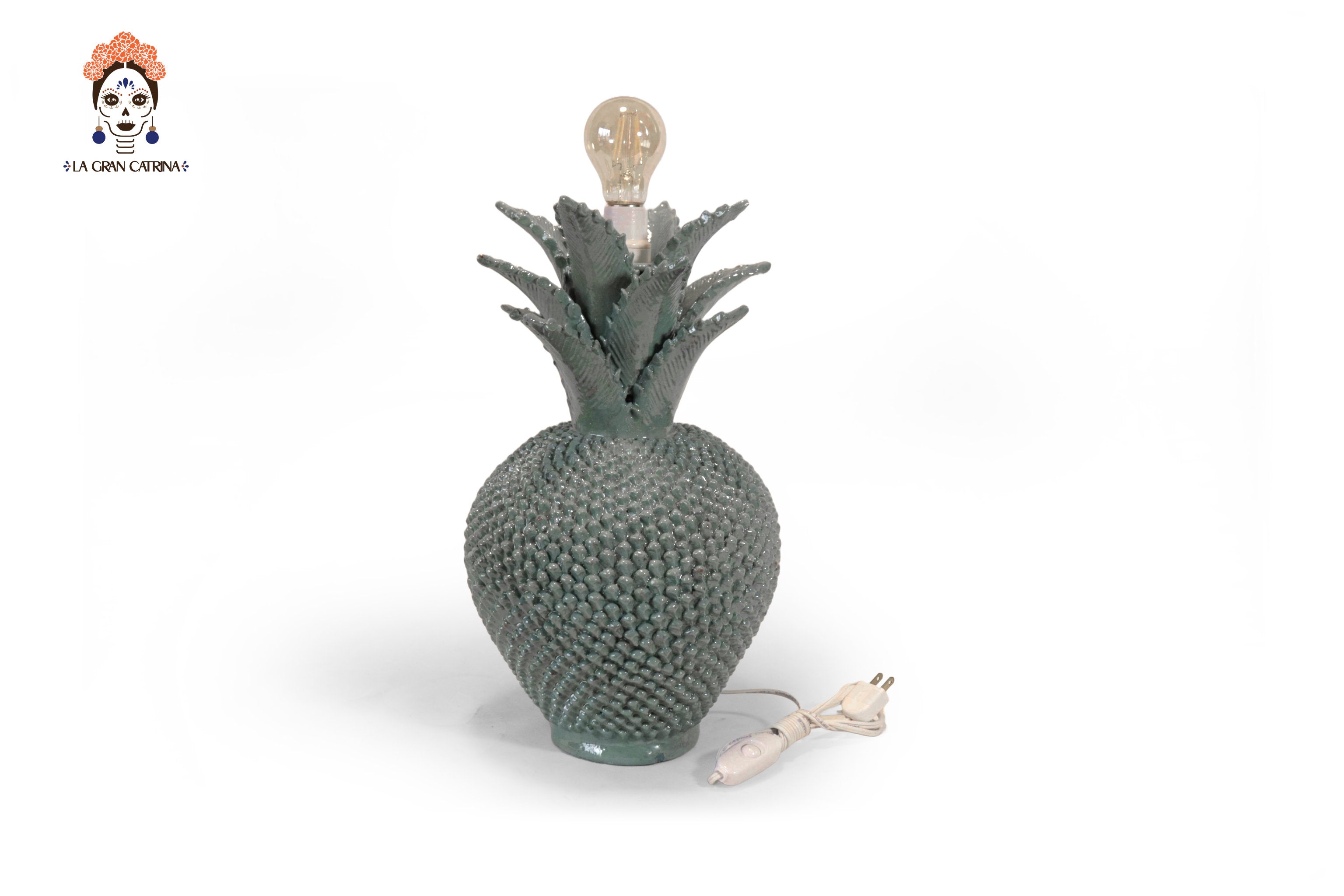 Lamp of Michoacán Clay Pineapple - 17 in. Juan Gtz