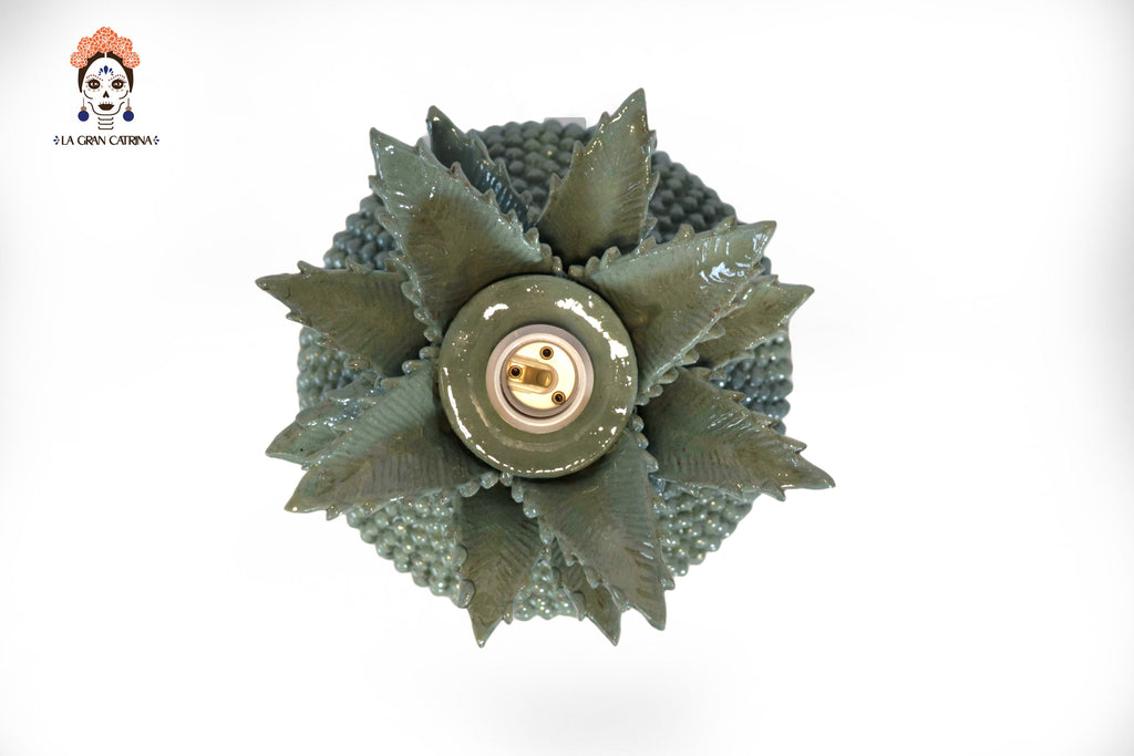 Lamp of Michoacán Clay Pineapple - 17 in. Juan Gtz