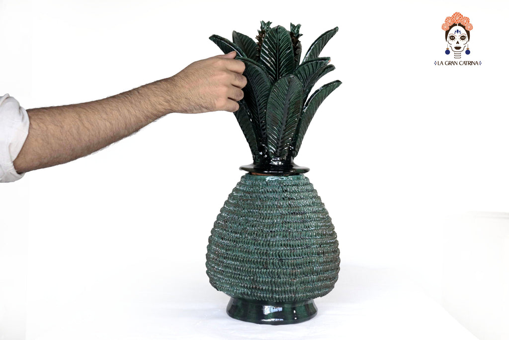 Pineapple of green fine dotted - 20 in. Chema SJG