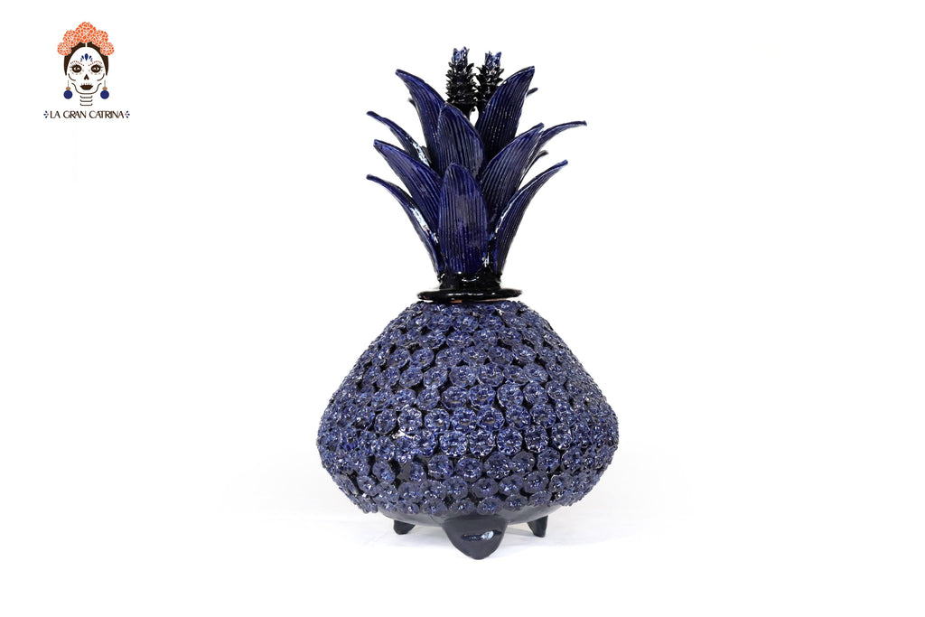 Pineapple of Disco - Flowers Blue - 19.6 in. Chema SJG