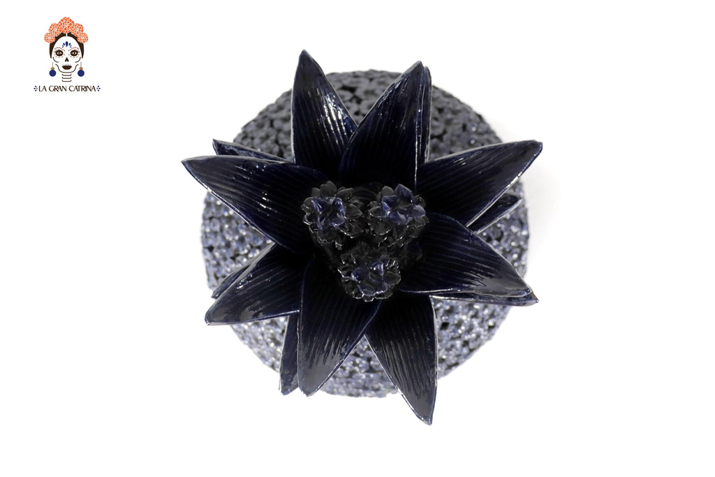 Pineapple of Disco - Flowers Blue - 19.6 in. Chema SJG