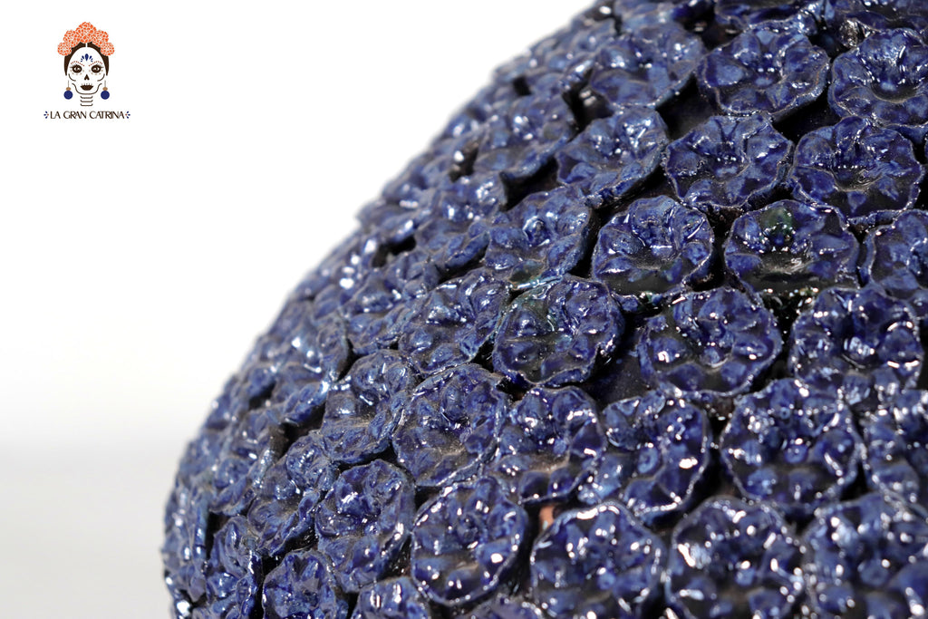 Pineapple of Disco - Flowers Blue - 19.6 in. Chema SJG