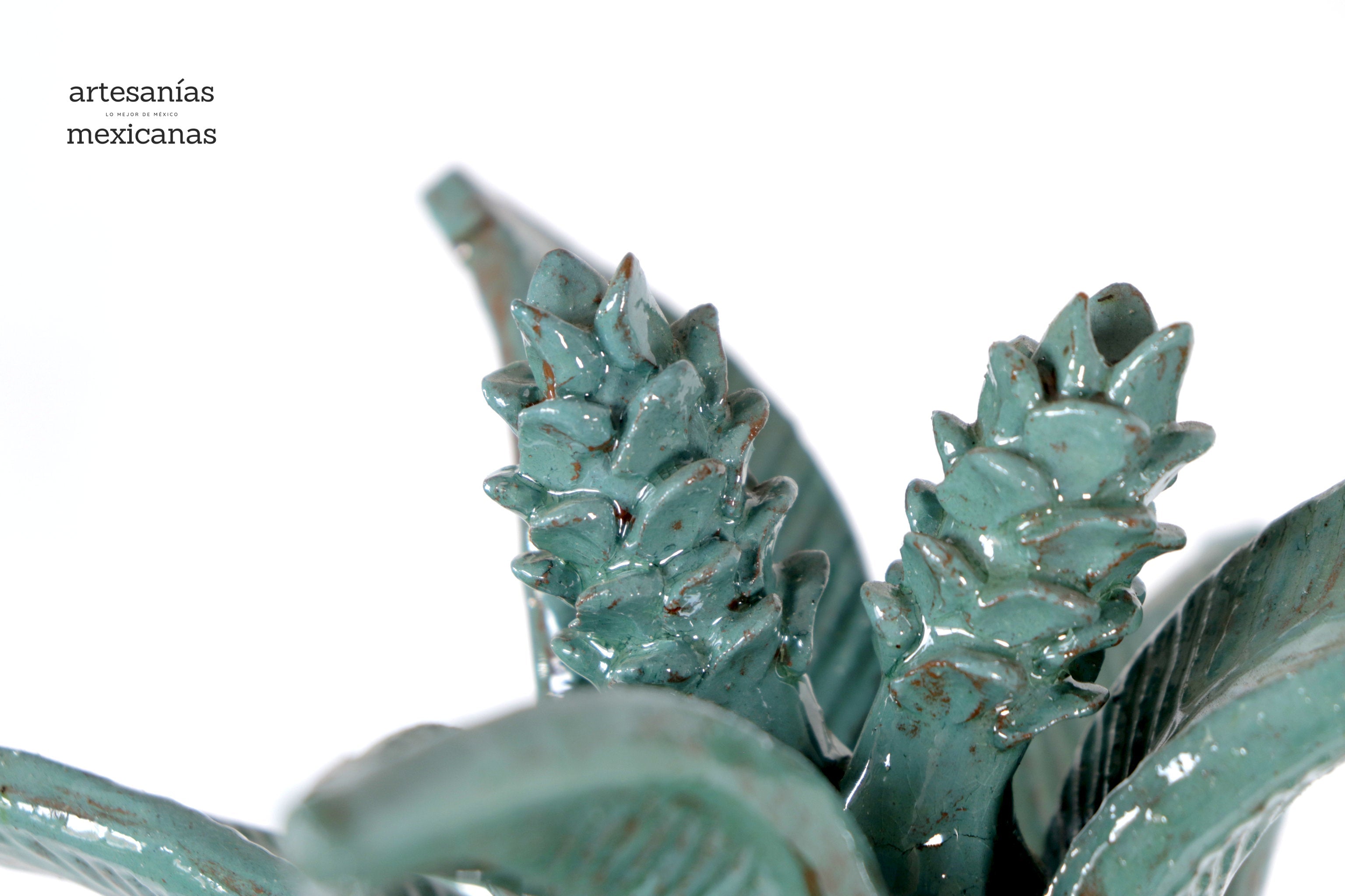 Turquoise Pineapple with Spikes - 16 in. - Made to Order Juan Gtz
