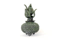 Green Pineapple with Spikes Glazed Clay - 8.6 in. Juan Gtz