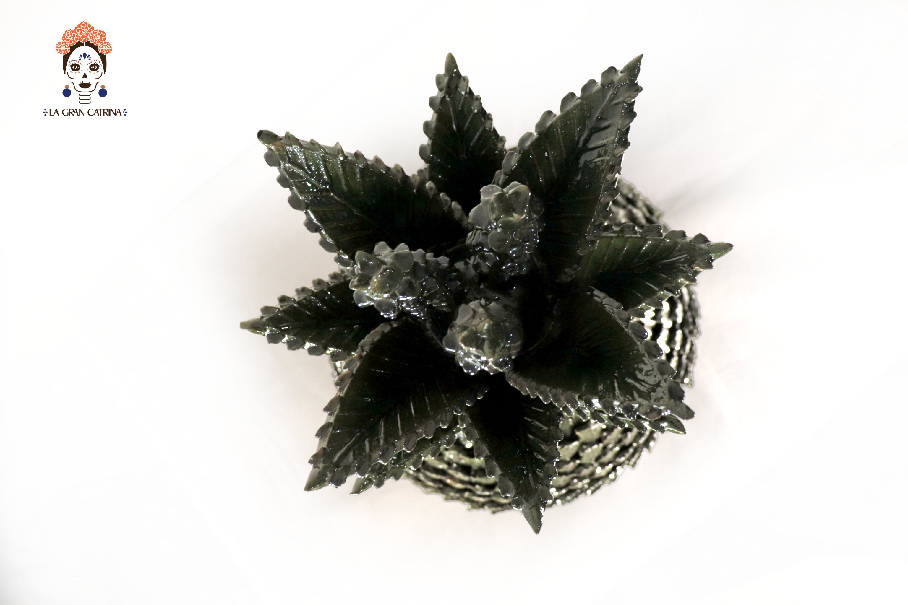 Michoacán Clay Pineapple - 27.5 in. - Green Juan Gtz