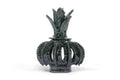 Michoacán Clay Pineapple - Green small barrel cactus openwork - 7.7 in. - Made to Order Juan Gtz