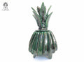Michoacán Clay Pineapple - Green Barrel Cactus - 13 in. - Made to Order Juan Gtz