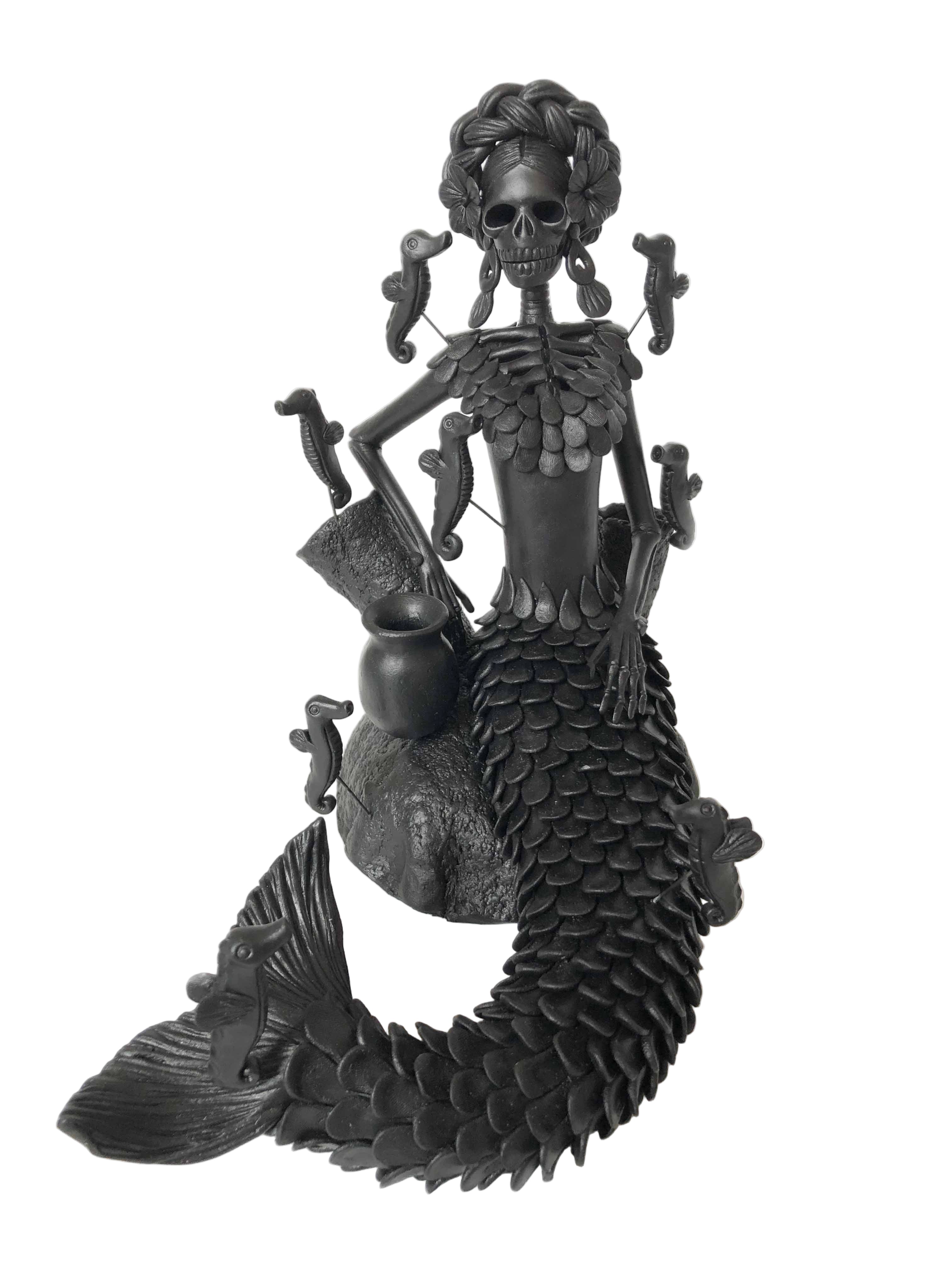 Catrina Sirena black - 12.2 in. Adan
