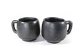 Cups Handcrafted Black Clay - Wholesale 10+ Pieces or More. 3.5 in. Tere Oax
