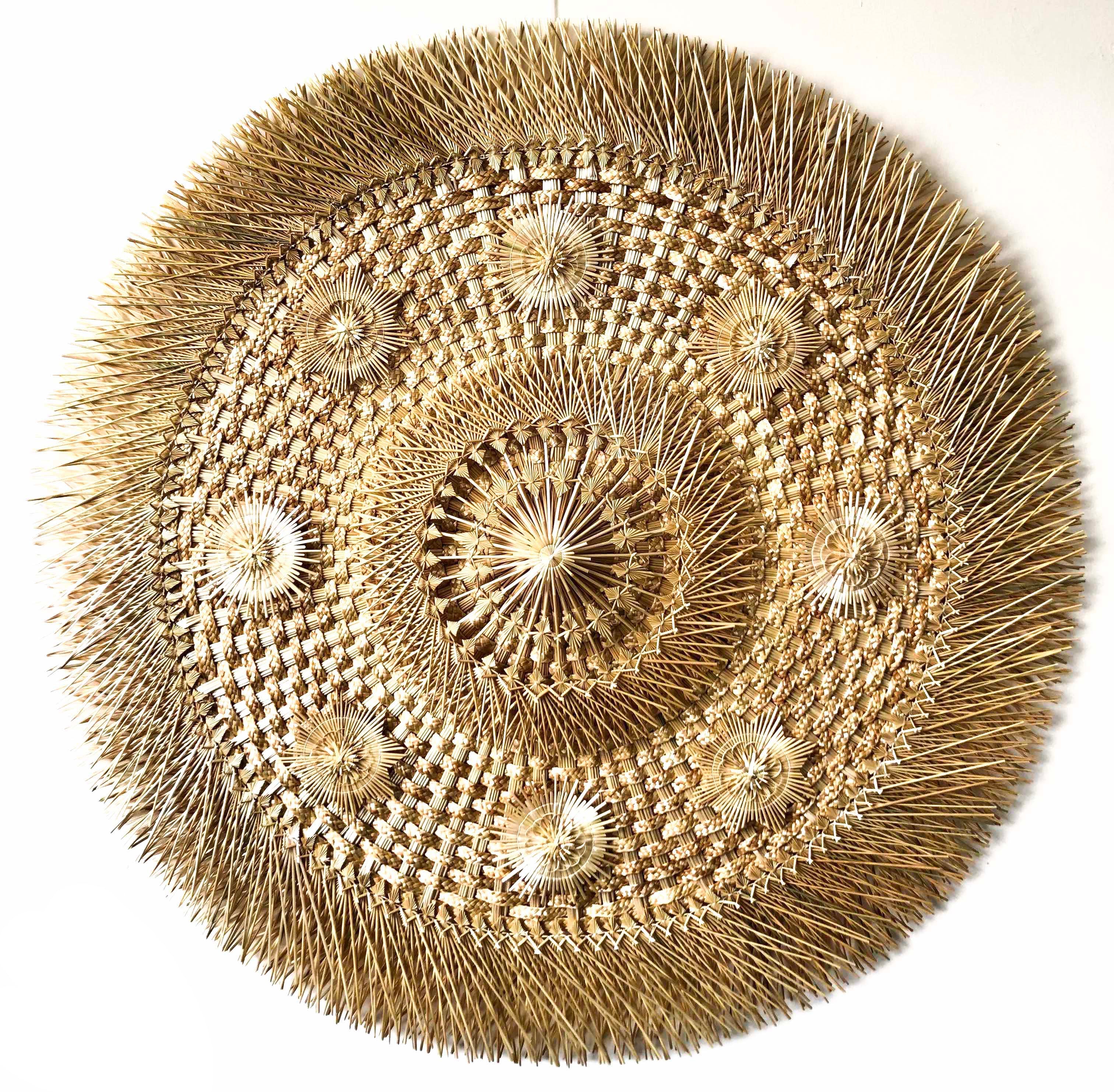 Wheat Straw Wall Circle - Fortaleza - 40 in. Panikua