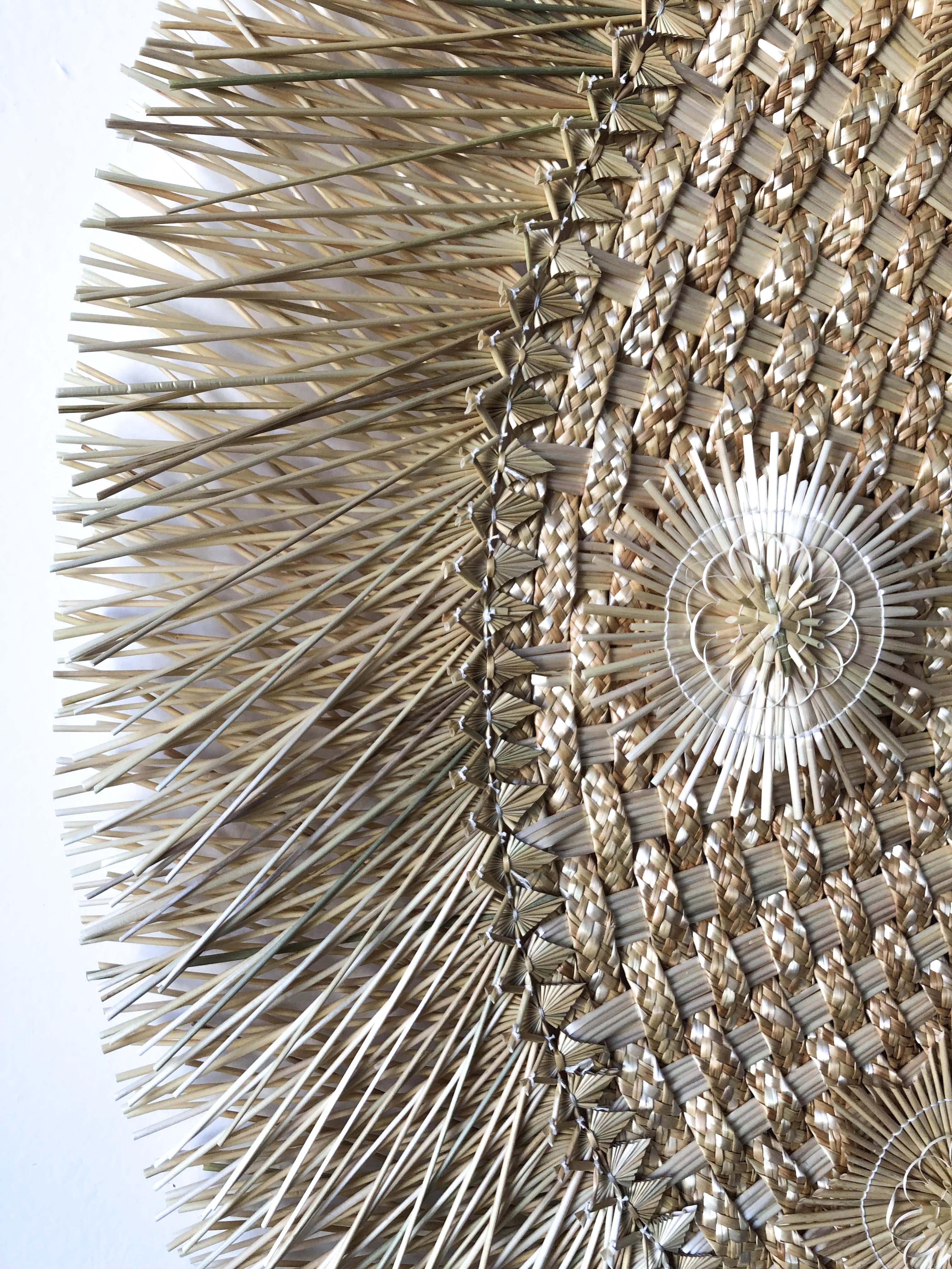 Wheat Straw Wall Circle - Fortaleza - 40 in. Panikua