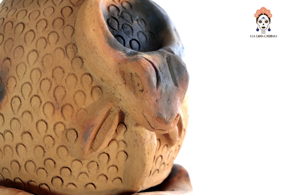 Tower of Bulls of Natural Clay - 37 in. Zipiajo