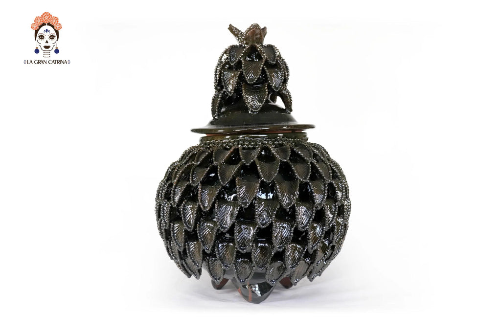 Michoacán Clay Pineapple - Green - 16 in. Viejitos SJG