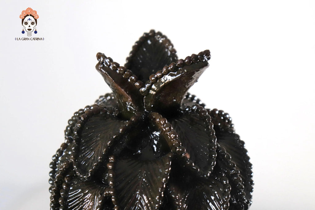 Michoacán Clay Pineapple - Green - 16 in. Viejitos SJG