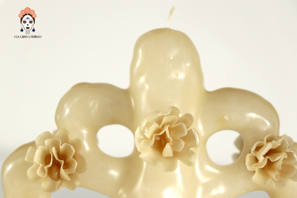 Sculpted Candle - Tree Life - 7 in. Viviana